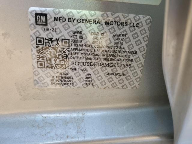2020 GMC SIERRA K1500 SLT 3GTU9DED9LG360569