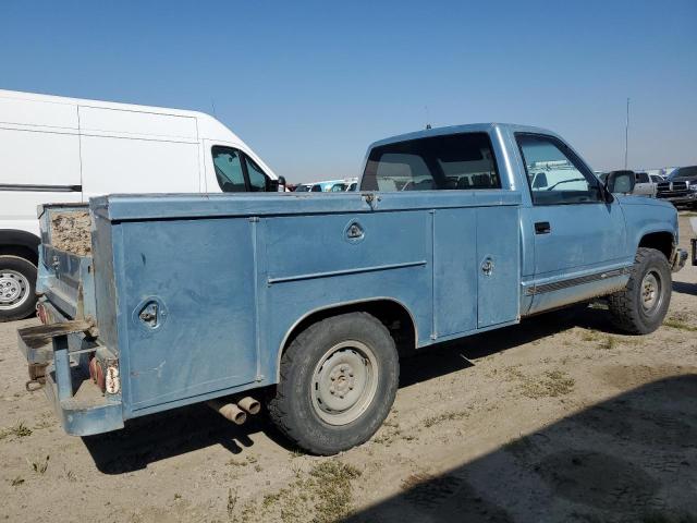 CHEVROLET GMT-400 K2 1989 blue pickup gas 1GCFK24K9KE199101 photo #4