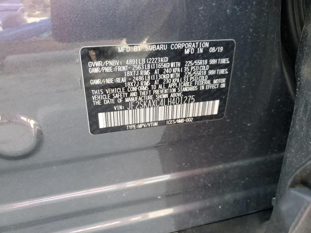 2020 SUBARU FORESTER T - JF2SKAXC4LH401275