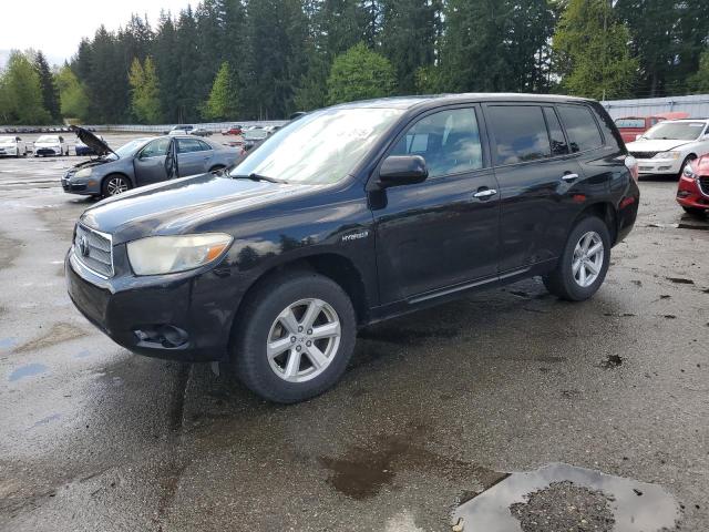 TOYOTA HIGHLANDER 2010 black  hybrid engine JTEBW3EH5A2043063 photo #1
