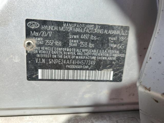 2017 HYUNDAI SONATA SE - 5NPE24AF4HH577249