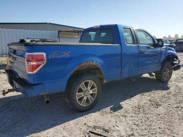 FORD F150 SUPER 2014 blue  flexible fuel 1FTFX1EF0EFB59517 photo #4