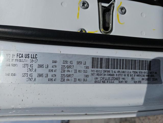 1C4PJLLB1JD534029 2018 JEEP GRAND CHER