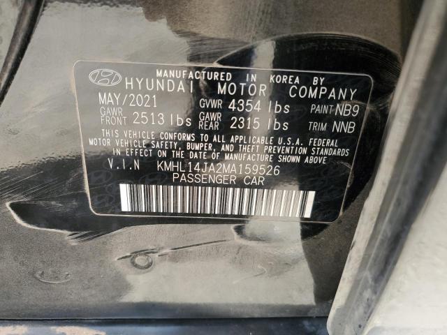 2021 HYUNDAI SONATA SEL - KMHL14JA2MA159526