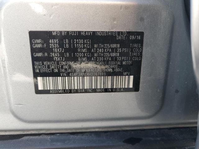 2017 SUBARU OUTBACK 2. - 4S4BSANC4H3267899