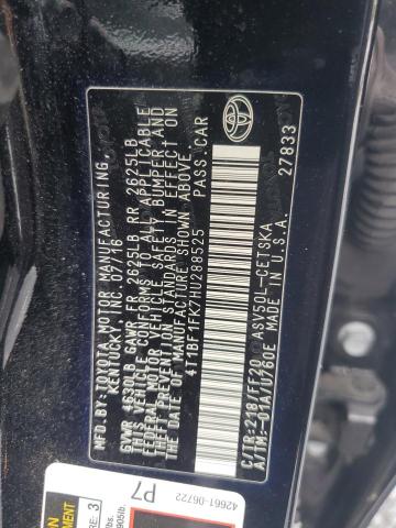 2017 TOYOTA CAMRY LE - 4T1BF1FK7HU288525