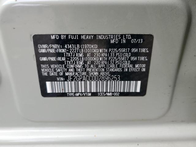 2013 SUBARU XV CROSSTR - JF2GPACC0D2896253