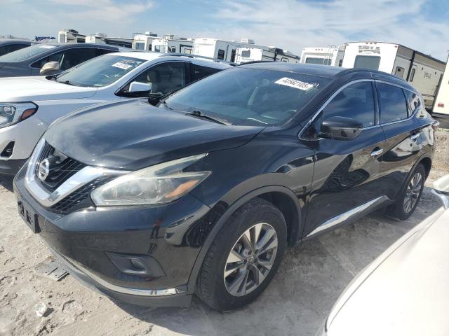 NISSAN MURANO S 2018 black  gas 5N1AZ2MH0JN150261 photo #1