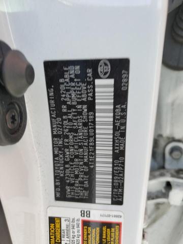 2020 TOYOTA AVALON XSE 4T1E21FB9LU017189