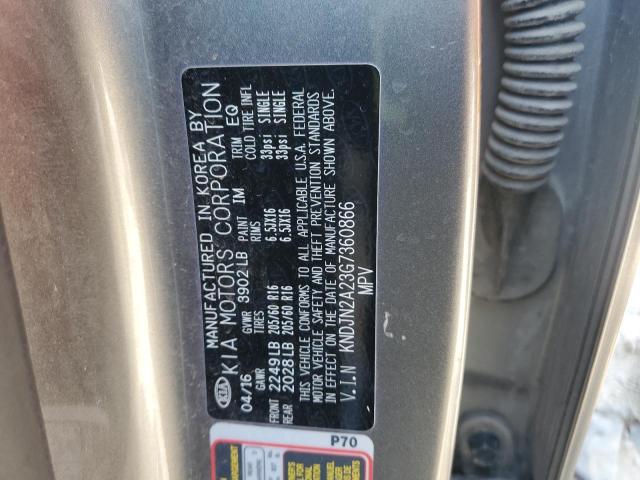 2016 KIA SOUL - KNDJN2A23G7360866