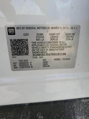 3gnkbcr47rs181198 - 2024 Chevrolet blazer 2lt - #54533795