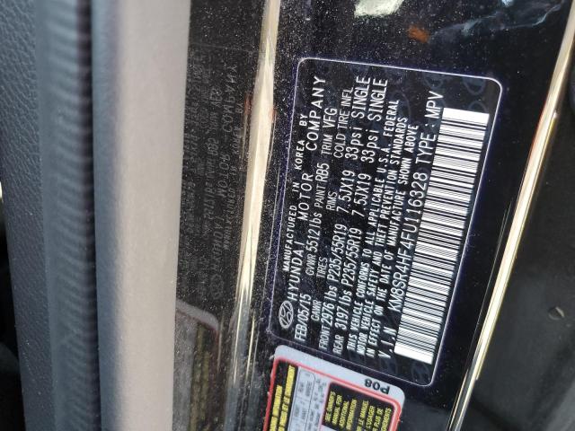 2015 HYUNDAI SANTA FE G - KM8SR4HF4FU116328