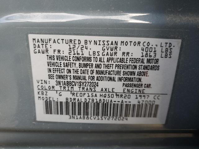 2025 NISSAN SENTRA SV - 3N1AB8CV1SY272024