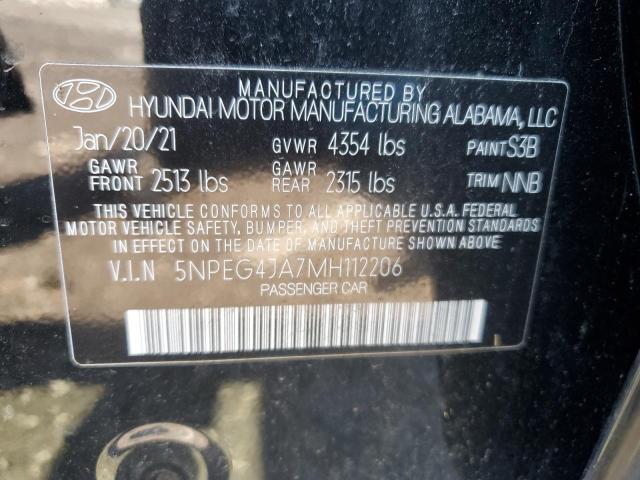 2021 HYUNDAI SONATA SE - 5NPEG4JA7MH112206