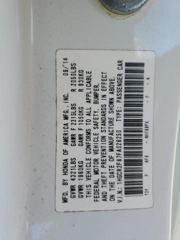 2015 HONDA ACCORD EXL - 1HGCR2F87FA028250