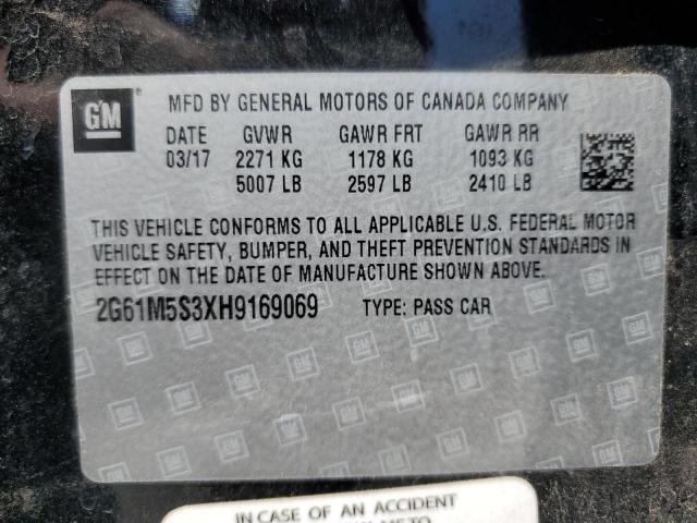 2017 CADILLAC XTS LUXURY - 2G61M5S3XH9169069