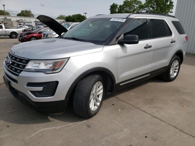 FORD EXPLORER 2017 silver  gas 1FM5K7BH8HGE29655 photo #1