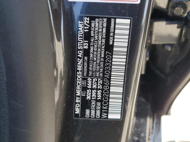 2023 MERCEDES-BENZ EQS SEDAN W1KCG2DB6PA033207