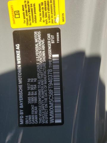 2015 MINI COOPER WMWXM5C58FT940378