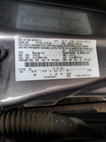 2013 FORD FOCUS SE - 1FADP3F27DL131539