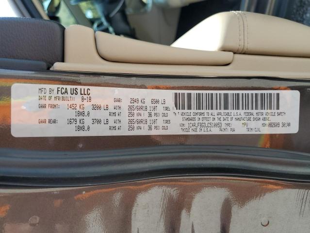 2018 JEEP GRAND CHER - 1C4RJFBG3JC510053