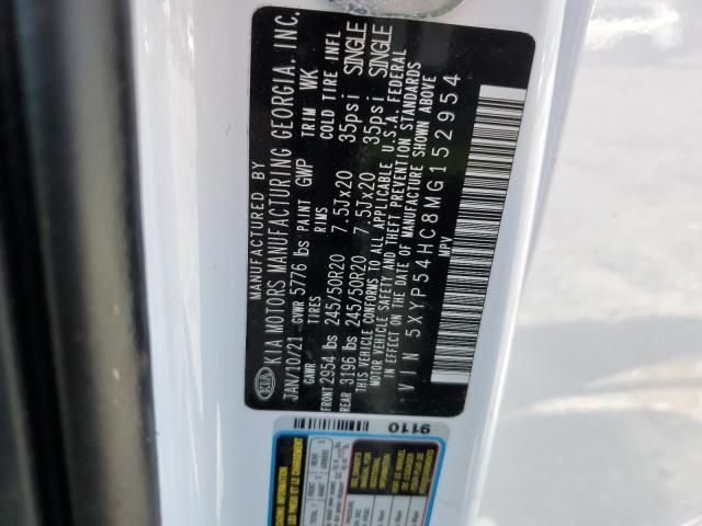 2021 KIA TELLURIDE - 5XYP54HC8MG152954