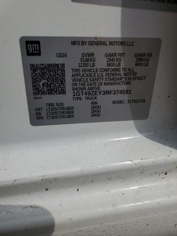 2024 GMC SIERRA K25 1GT49ZEY3RF374591