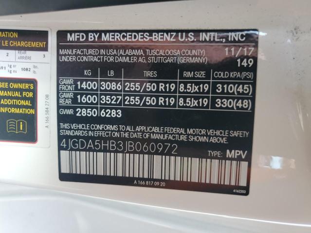 2018 MERCEDES-BENZ GLE 350 4M - 4JGDA5HB3JB060972