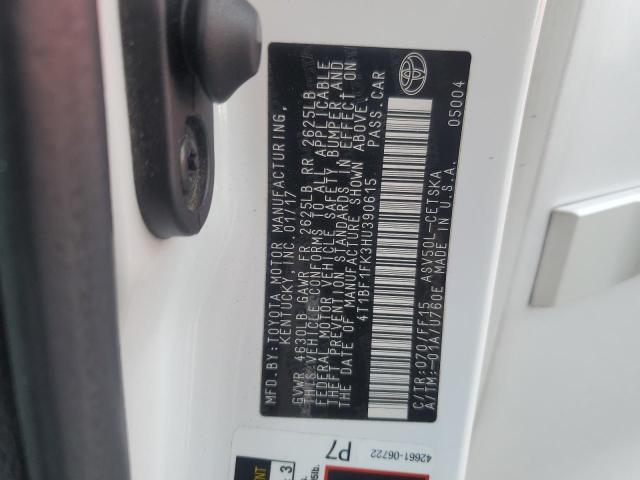2017 TOYOTA CAMRY LE - 4T1BF1FK3HU390615