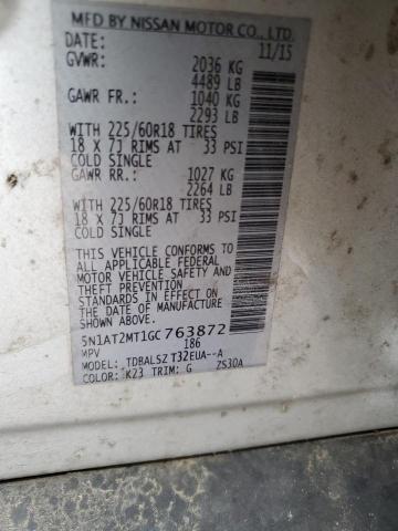 2016 NISSAN ROGUE S - 5N1AT2MT1GC763872