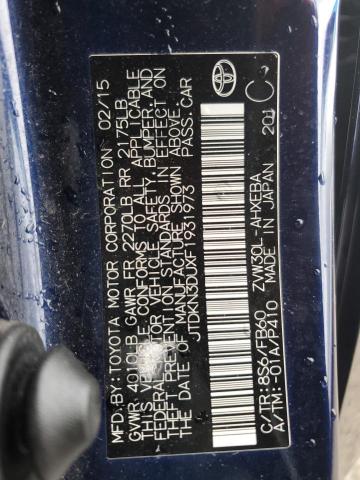 2015 TOYOTA PRIUS - JTDKN3DUXF1931973