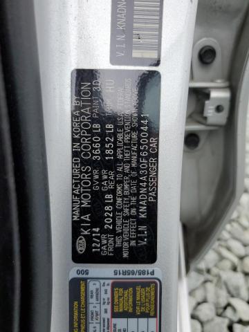 2015 KIA RIO EX - KNADN4A30F6500441