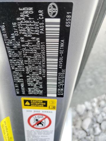 2016 TOYOTA CAMRY LE - 4T4BF1FK9GR565051