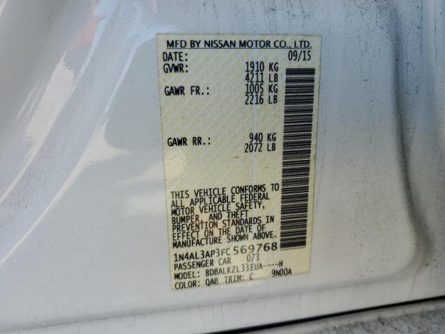 2015 NISSAN ALTIMA 2.5 - 1N4AL3AP3FC569768