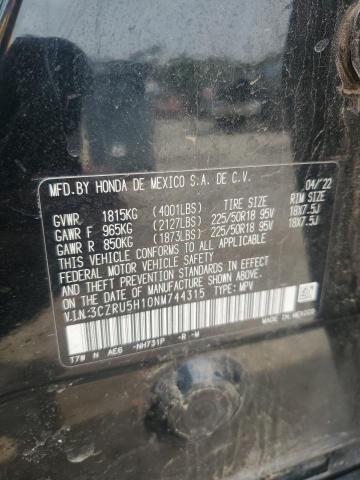 2022 HONDA HR-V SPORT - 3CZRU5H10NM744315
