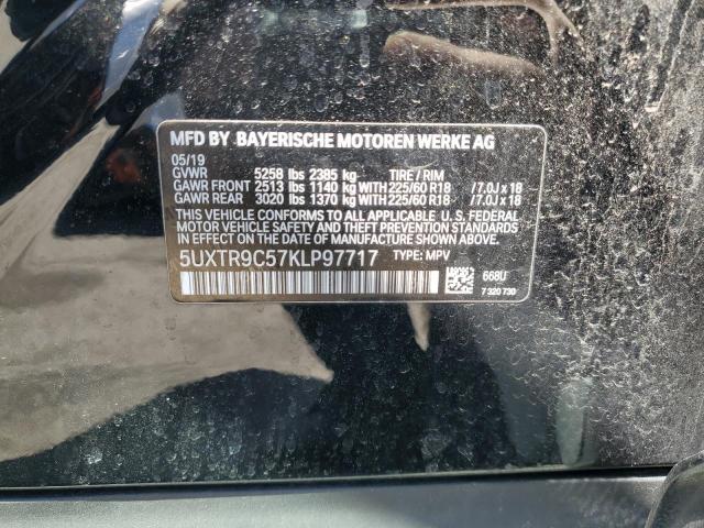 2019 BMW X3 XDRIVE3 - 5UXTR9C57KLP97717