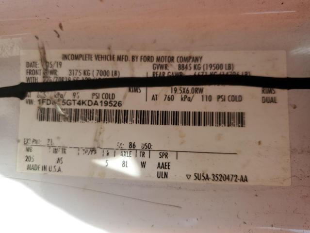 2019 FORD F550 SUPER #3297175867