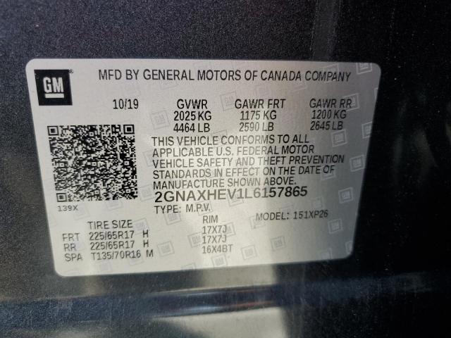 2020 CHEVROLET EQUINOX LS - 2GNAXHEV1L6157865