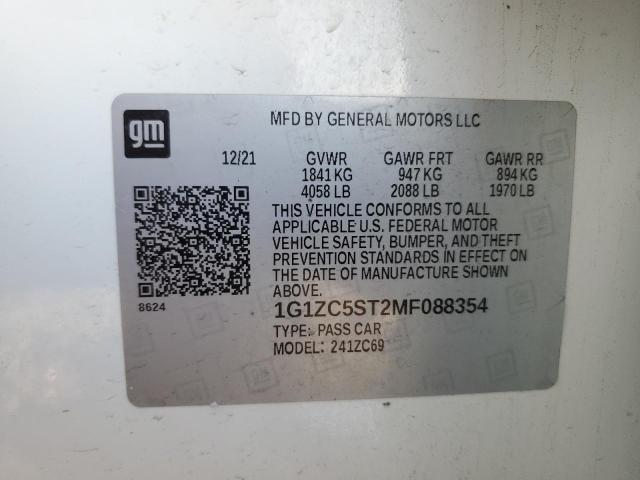 2021 CHEVROLET MALIBU LS - 1G1ZC5ST2MF088354