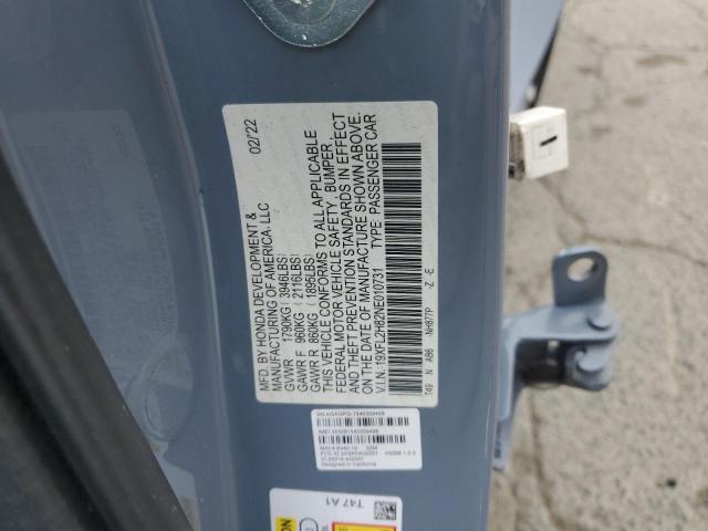 2022 HONDA CIVIC SPOR - 19XFL2H82NE010731