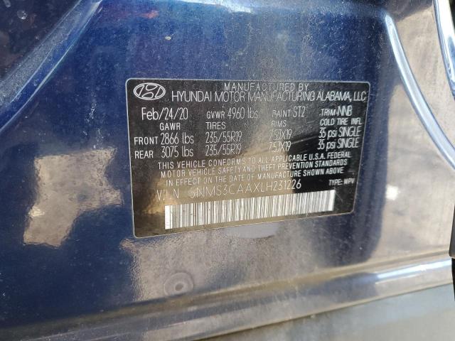 2020 HYUNDAI SANTA FE S - 5NMS3CAAXLH231226