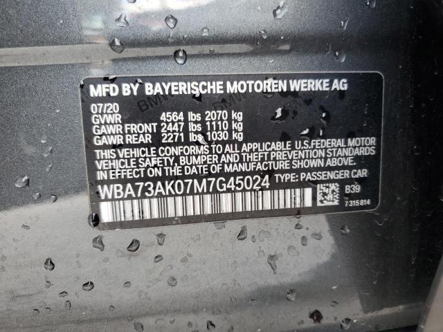 2021 BMW 228XI - WBA73AK07M7G45024