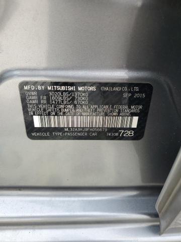 2015 MITSUBISHI MIRAGE DE ML32A3HJ9FH056679