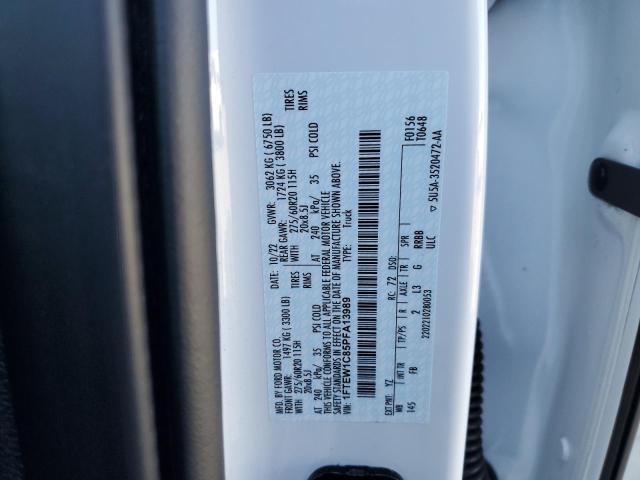 2023 FORD F150 SUPER - 1FTEW1C85PFA13989