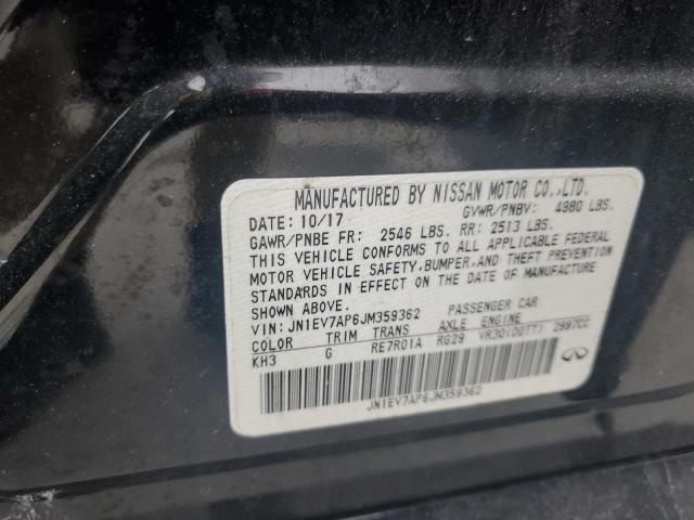 2018 INFINITI Q50 LUXE - JN1EV7AP6JM359362