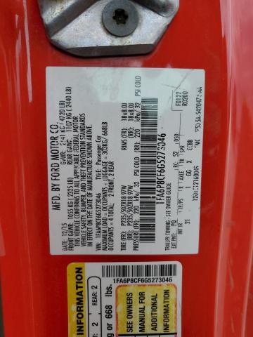 2016 FORD MUSTANG GT - 1FA6P8CF6G5273046