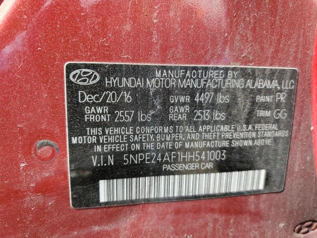 2017 HYUNDAI SONATA SE - 5NPE24AF1HH541003