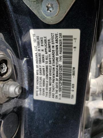 2016 HONDA CIVIC LX - 19XFC2F50GE013297