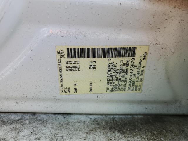 2017 NISSAN MAXIMA 3.5 - 1N4AA6AP2HC425879