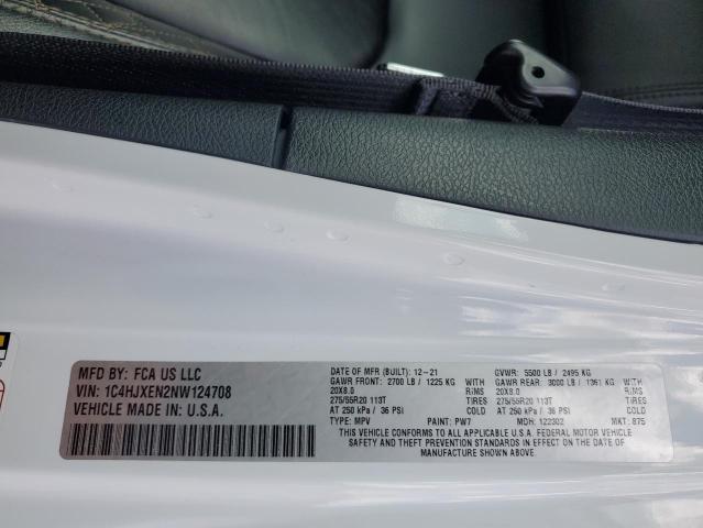 2022 JEEP WRANGLER U - 1C4HJXEN2NW124708